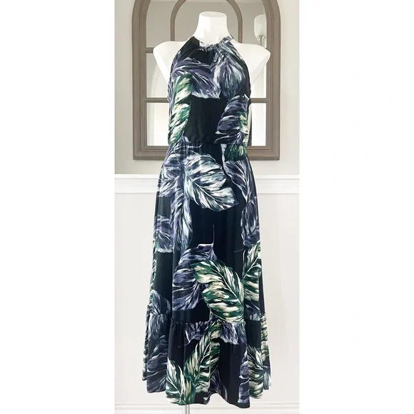 Anthropologie’s Cynthia Rowley Tiered Halter Maxi Dress Size S New w/Tag - Picture 10 of 10